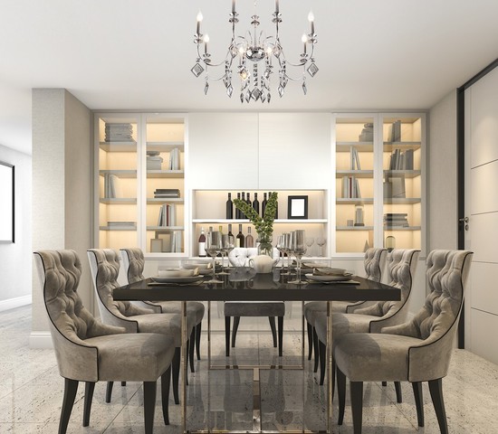 Люстра 10120/8 хром/дымчатый хрусталь Strotskis Smart (10110/8)