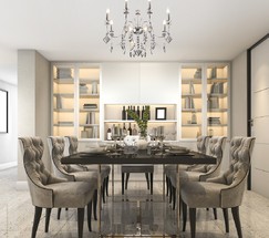 Люстра 10120/8 хром/дымчатый хрусталь Strotskis Smart (10110/8)