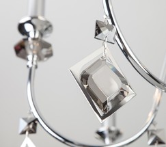 Люстра 10120/5 хром/дымчатый хрусталь Strotskis Smart (10110/5)