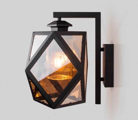 Универсальный уличный светильник Ambra D (35133/D) чёрный