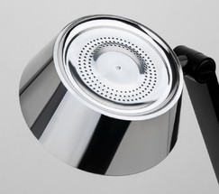 Настольная лампа 80426/1 черный/серебро