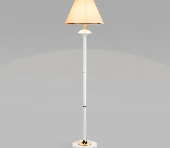 Торшер 01086/1 глянцевый белый