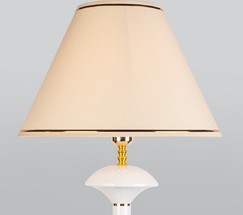 Торшер 01086/1 глянцевый белый