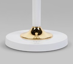 Торшер 01086/1 глянцевый белый