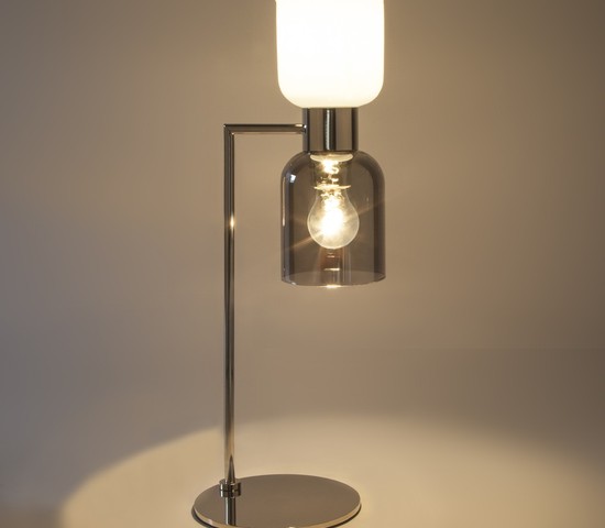 Настольная лампа 01084/2 никель