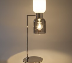 Настольная лампа 01084/2 никель