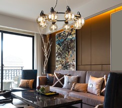 Люстра 70119/8 черный