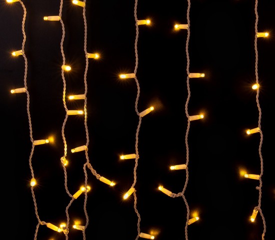 Уличная гирлянда 200-101 теплый белый 2*3м IP65