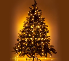 Уличная гирлянда 200-101 теплый белый 2*3м IP65