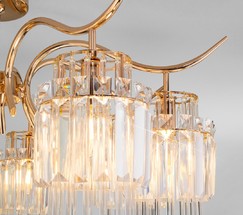 Люстра 10119/8 золото/прозрачный хрусталь Strotskis