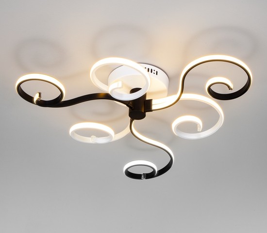 Люстра 90149/3 белый/черный