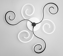 Люстра 90149/3 белый/черный