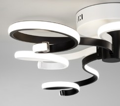 Люстра 90149/3 белый/черный