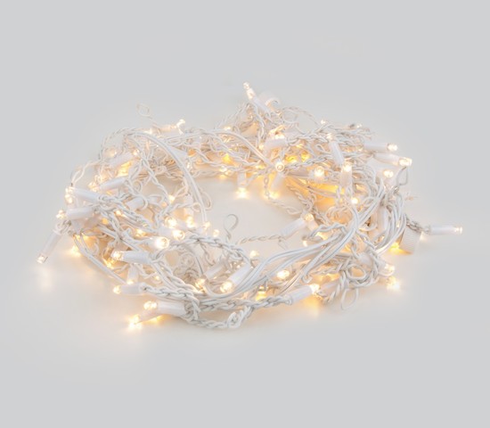 Уличная гирлянда 100-101 теплый белый 3*0,6 м IP65