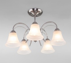 Люстра 30173/5 сатин-никель