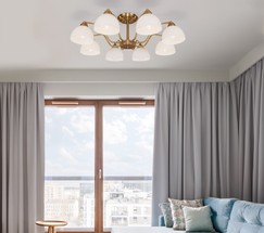 Люстра 30172/5 античная бронза