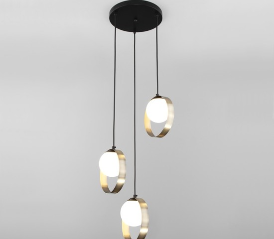 Люстра 50205/3 черный/бронза