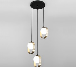 Люстра 50205/3 черный/бронза