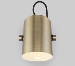 Настенный светильник 20093/1 черный/античная бронза