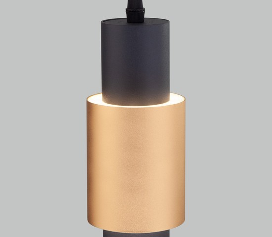 Люстра 50204/1 LED черный/матовое золото