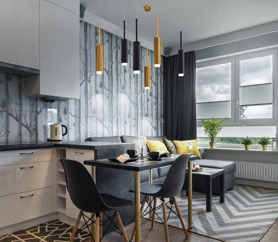 Люстра 50203/1 LED черный