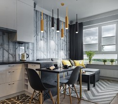 Люстра 50203/1 LED черный