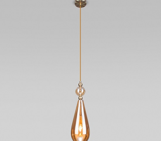 Люстра 50202/1 янтарный