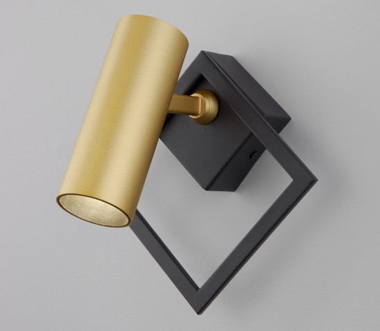 Настенный светильник 20091/1 LED черный/ золото