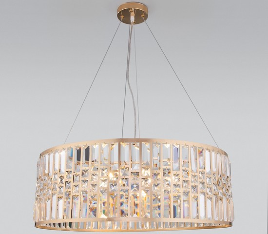 Люстра 10116/8 золото/прозрачный хрусталь Strotskis
