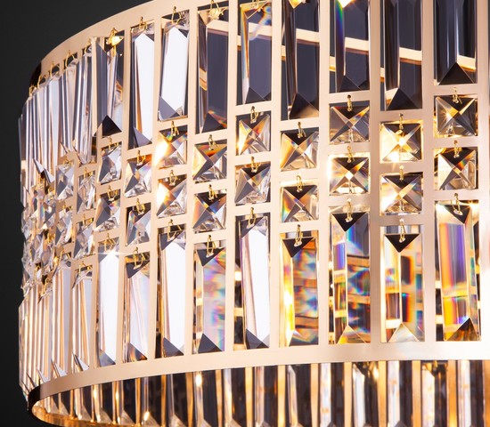 Люстра 10116/8 золото/прозрачный хрусталь Strotskis