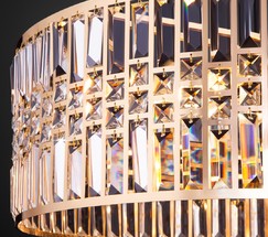 Люстра 10116/8 золото/прозрачный хрусталь Strotskis