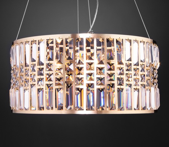 Люстра 10116/5 золото/прозрачный хрусталь Strotskis