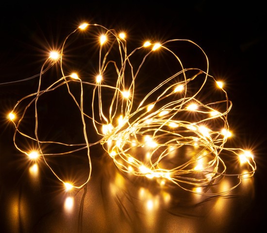 Уличная гирлянда 400-008 теплый белый 10м IP20
