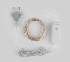 Уличная гирлянда 400-008 теплый белый 10м IP20