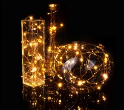 Уличная гирлянда 400-008 теплый белый 10м IP20