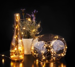 Уличная гирлянда 400-008 теплый белый 10м IP20