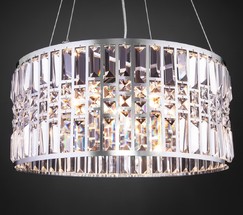 Люстра 10116/5 хром/прозрачный хрусталь Strotskis