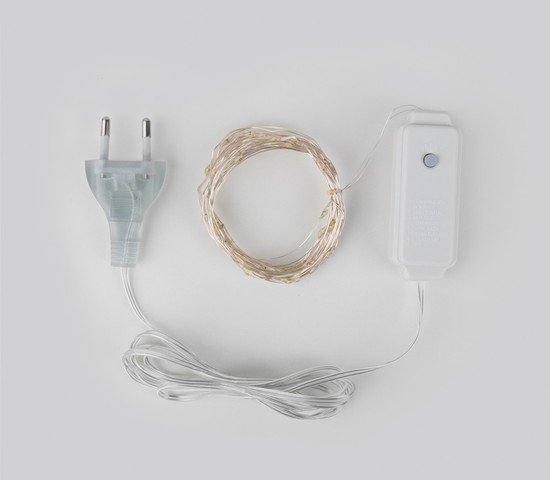 Уличная гирлянда 400-007 теплый белый 5м IP20