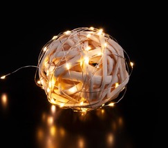 Уличная гирлянда 400-007 теплый белый 5м IP20