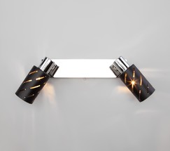 Настенный светильник 20090/2 черный/хром