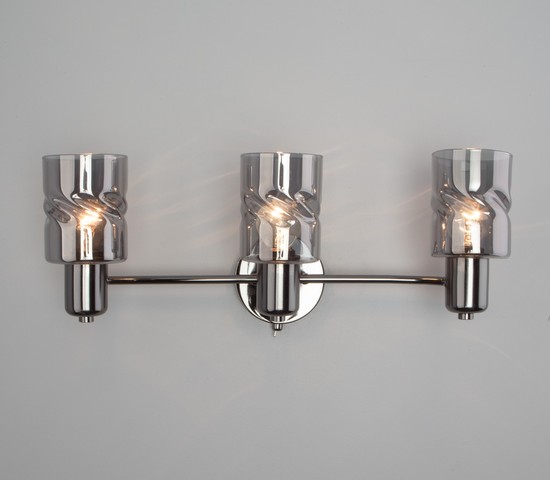 Настенный светильник 20120/3 чёрный жемчуг