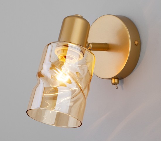 Настенный светильник 20120/1 перламутровое золото