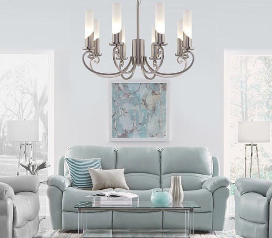 Люстра 60117/8 никель