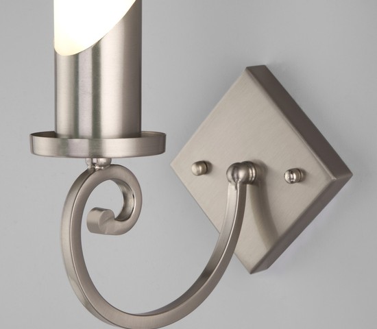 Настенный светильник 60117/1 никель