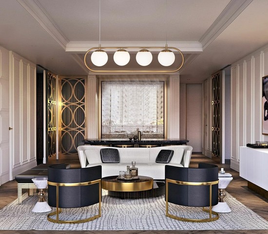 Люстра 50089/4 золото