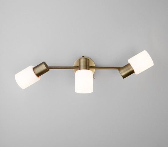 Настенный светильник 20089/3 бронза