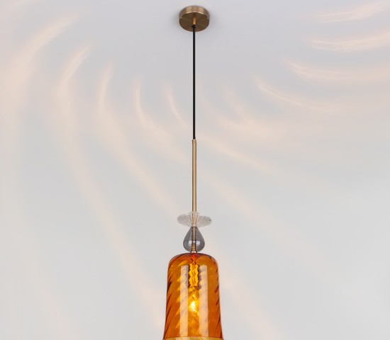 Люстра 50194/1 янтарный