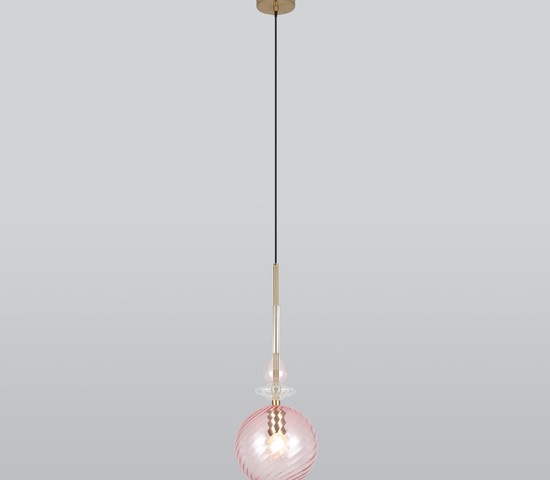 Люстра 50192/1 розовый