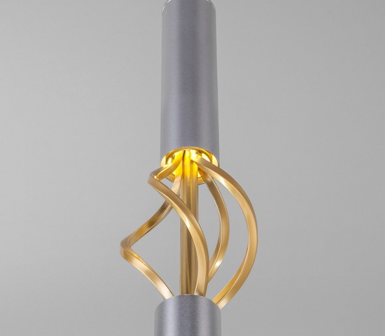 Люстра 50191/1 LED матовое серебро/матовое золото