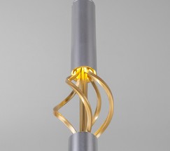 Люстра 50191/1 LED матовое серебро/матовое золото